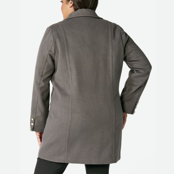 Naval Style Pea Coat - XXL / 18 -  NWOT - Picture 7 of 13